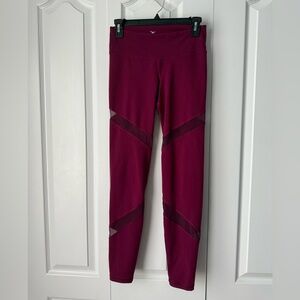 Old Navy Active Deep Berry Performance Leggings